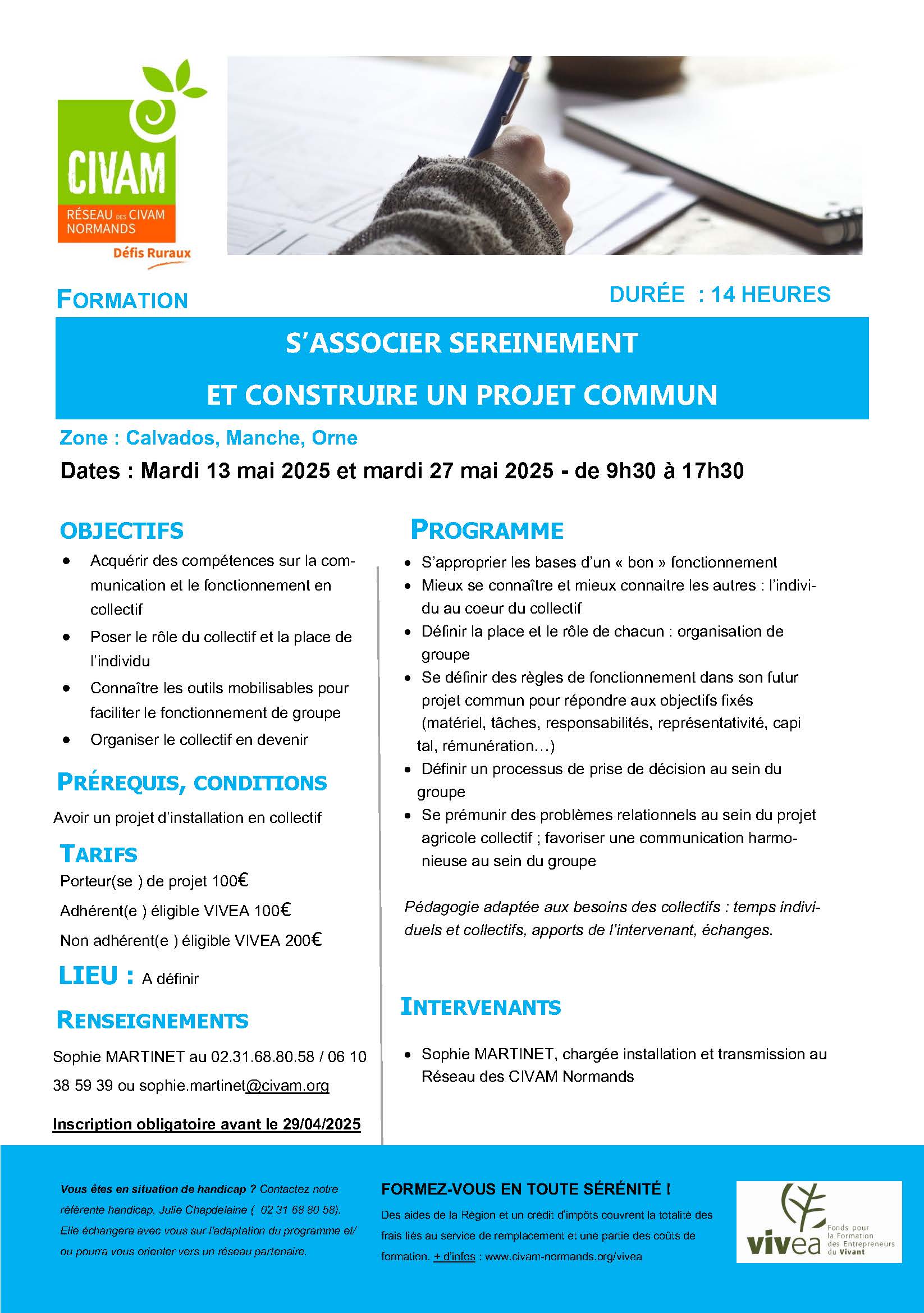 Formation S'associer 2025